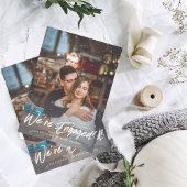 雪フェイクVフォトバッファロー婚約したチェック