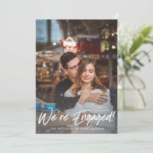 雪フェイクVフォトバッファロー婚約したチェック (スタンド正面)