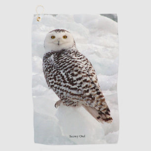 雪フクロウゴルフタオル ゴルフタオル