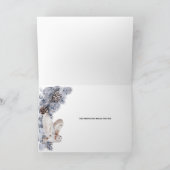 雪フクロウ冬林景観フェスティバル札 カード (内部)