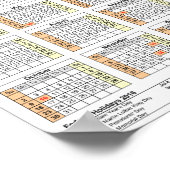 雪フクロカレンダー2016 DINA4ポスター ポスター (角)