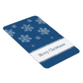 雪フレキシマグネット、青 マグネット (右側)