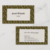 雪フレーク、一般 名刺 (正面/裏面)