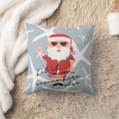 雪フロリダクリスマスサおもしろいンタ クッション (ブランケット)