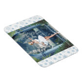 雪プリンセスバレリナクリスマスマグネット マグネット (右側)