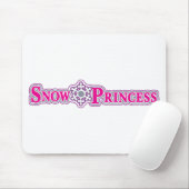 雪プリンセスピンク マウスパッド (マウス)