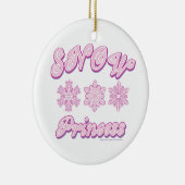 雪プリンセス セラミックオーナメント (右)