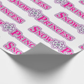 雪プリンセス ラッピングペーパー (角)