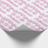 雪プリンセス ラッピングペーパー (コーナー)