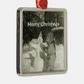 雪ベビーオーナメント メタルオーナメント (右)