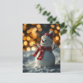 雪ベビーコレクションクリスマスカード シーズンカード (スタンド正面)