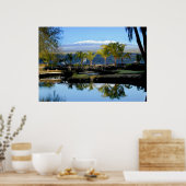 雪ポスター付きマウナケア ポスター (キッチン)