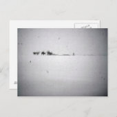 雪ミニマルはがき ポストカード (正面/裏面)