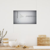 雪ミニマルポスター ポスター (キッチン)