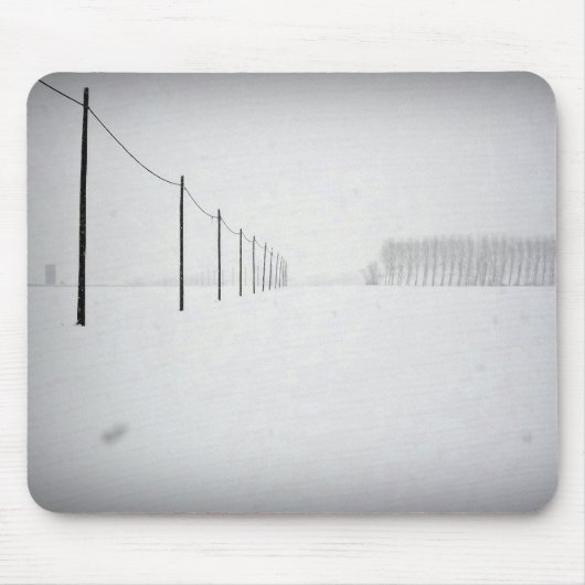 雪ミニマルマウスパッド マウスパッド (正面)