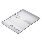 雪ミニマル手帳 ノートブック (左側)