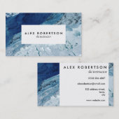 雪ミニマル氷 名刺 (正面/裏面)