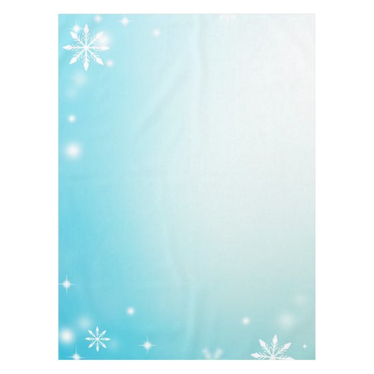 雪ミニマル片 テーブルクロス (正面)
