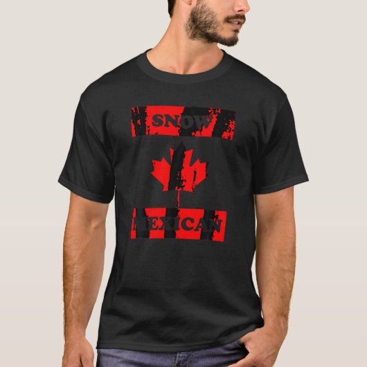 雪メキシコおもしろいンカナダミームTシャツカナダIm Tシャツ (正面)