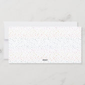 雪メリーカラフルクリスマス4フォトコラージュ シーズンカード (裏面)