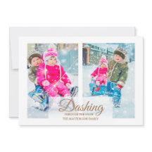 雪モダンのクリスマスをダッシュイン2枚