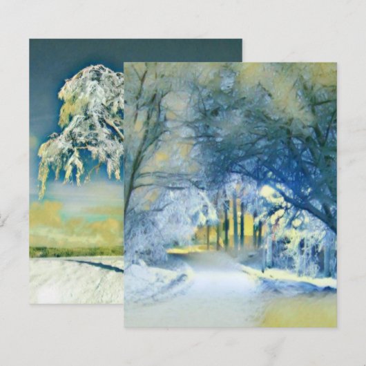 雪モダンの木の色 (正面/裏面)