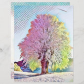 雪モダンの木の色 (正面/裏面)