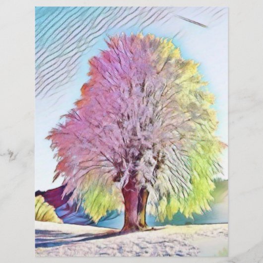 雪モダンの木の色 (正面)