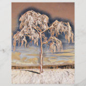 雪モダンの木の色 (裏面)