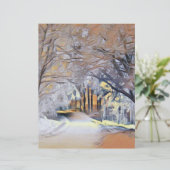 雪モダンの木の色 (スタンド正面)