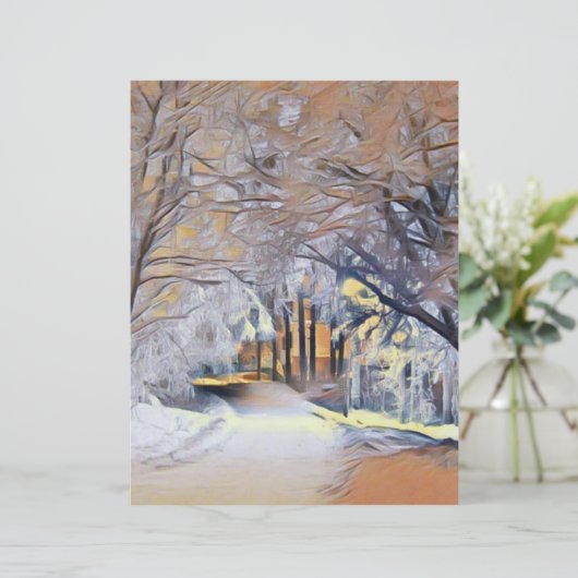 雪モダンの木の色 (スタンド正面)