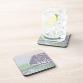 雪モダンの木の色 コースター (右側)