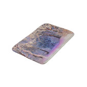 雪モダンの木の色 バスマット (アングル)