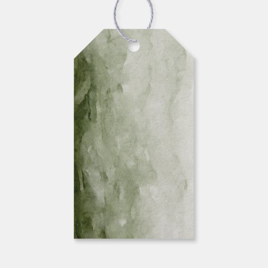 雪モダンの森 ギフトタグ (裏面)