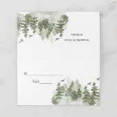 雪モダンの森 プレイスカード (外部開封)