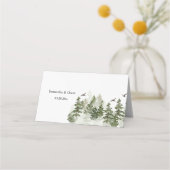 雪モダンの森 プレイスカード (裏面)