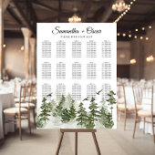 雪モダンの森 ポスター