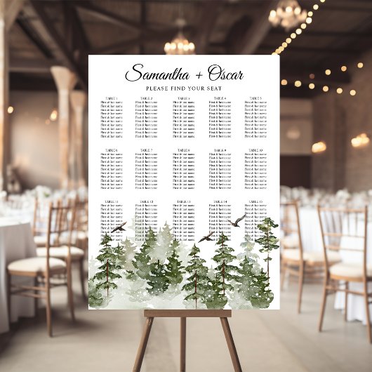 雪モダンの森 ポスター