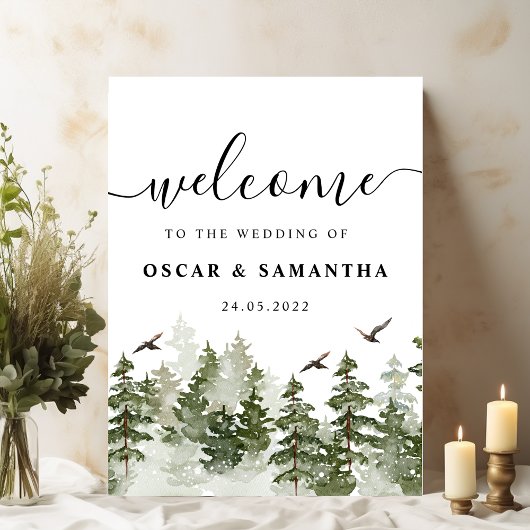 雪モダンの森 ポスター