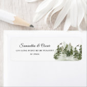 雪モダンの森 ラベル (インサイチュ)