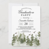 雪モダンの森 招待状 (正面)