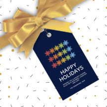 雪モダンカラフル結晶