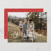 雪モダン台本2枚 シーズンカード (正面/裏面)