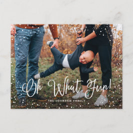 雪モダン台本2枚 シーズンポストカード