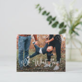 雪モダン台本2枚 シーズンポストカード (スタンド正面)