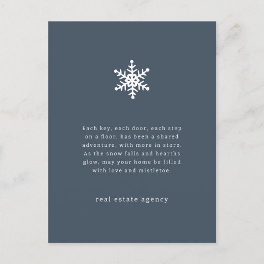 雪モダン実在片不動産業 シーズンポストカード (正面)