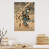 雪モダン景の源氏物語 ポスター (キッチン)