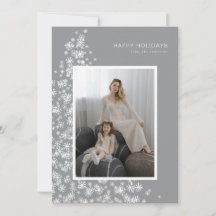 雪モダン片で作ったクリスマスツリー