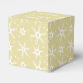 雪モダン片パーソナライズされた特典箱 フェイバーボックス (裏面サイド)