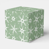 雪モダン片パーソナライズされた特典箱 フェイバーボックス (裏面サイド)